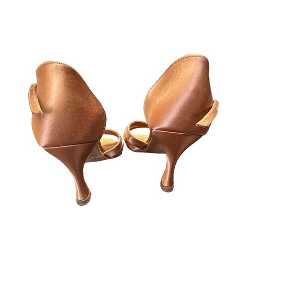 Supa Dance Dark Tan Sateen Leather designed - Picture 6 of 11